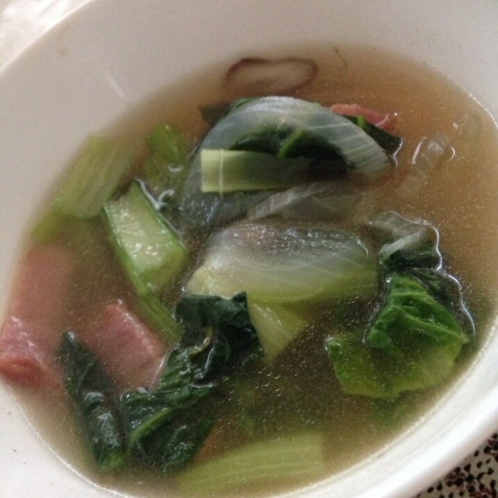 小松菜のスープ